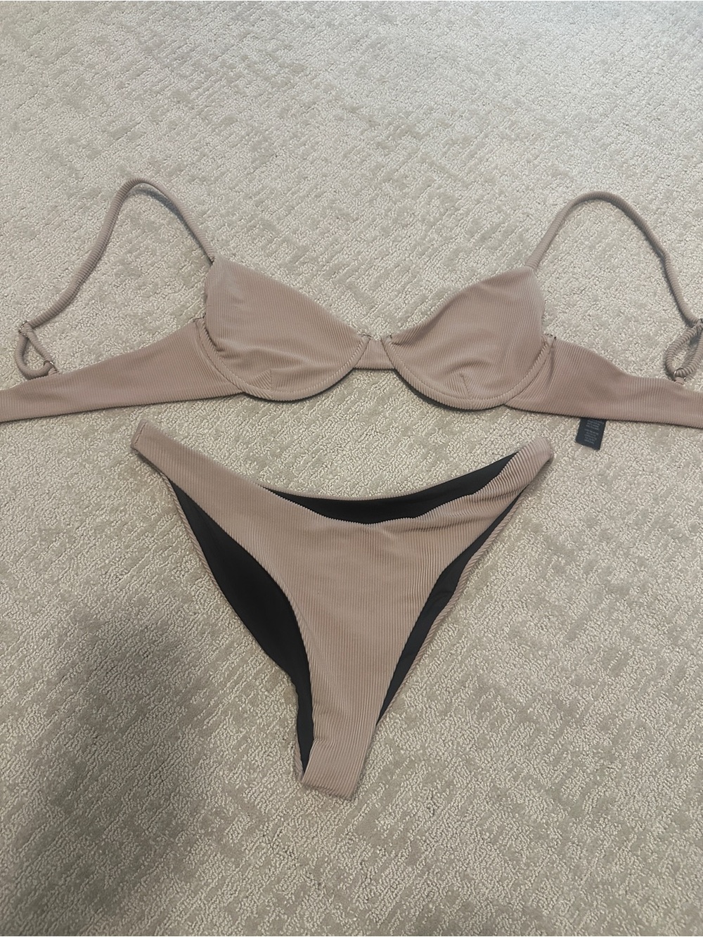 Ribbed beach riot bikini